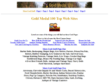 Tablet Screenshot of goldmedal100.com